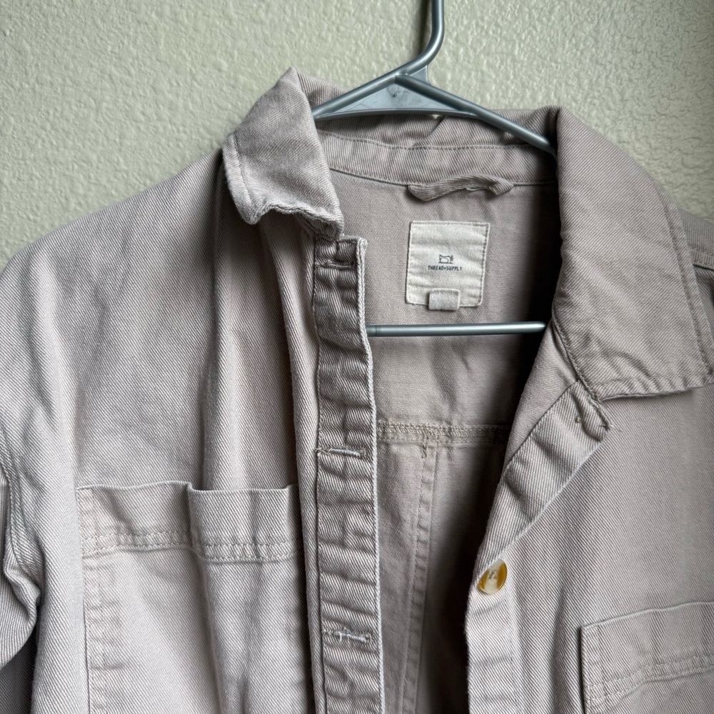tan button up - Picture 2 of 2